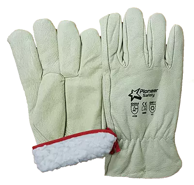 Pioneer Leather Pig Skin Fleece Lined Glove