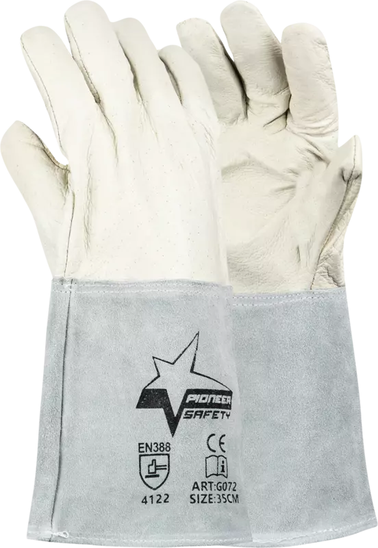 Pioneer Leather Pig Skin Tig Glove - Gauntlet