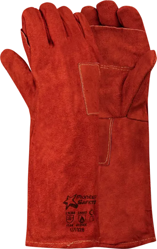 Pioneer Leather Red Heat Resist - Gauntlet
