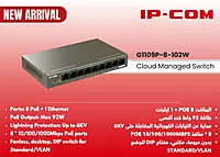 G1109P-8-102W 8 PoE - 102W - Gigabit - Managed