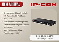 G1120P-16-250W - Gigabit 16-PoE - 250W G1120P-16-250W - Gigabit 16-PoE - 250W