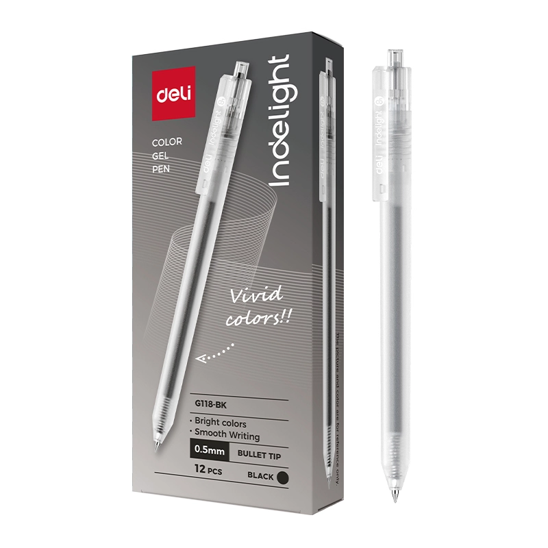 BOLÍGRAFO DE GEL - G118-BK