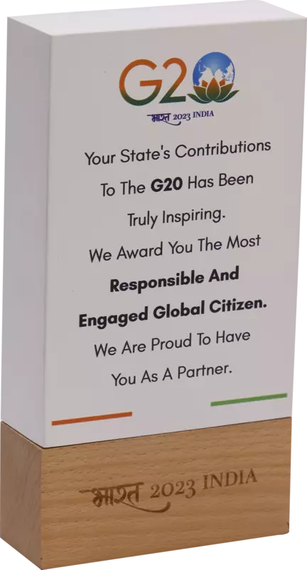 G20  2 IN 1 CUSTOM CUTOUT TROPHY