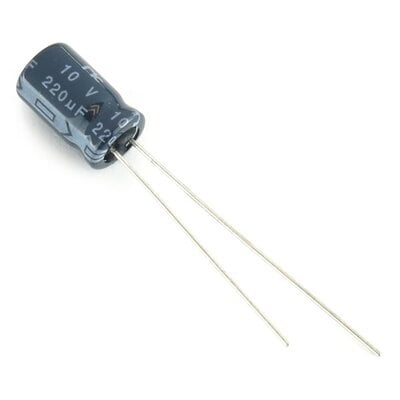 Capacitor 220 uf, 10V
