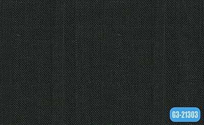 G3-21303-DARK GREEN HERRINGBONE