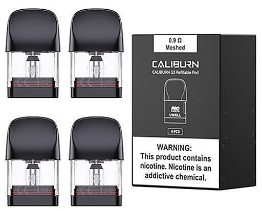 Uwell Caliburn G3 Refillable Pod 0.9 Ohm Vape Original - Hachi Tobacco Dubai UAE