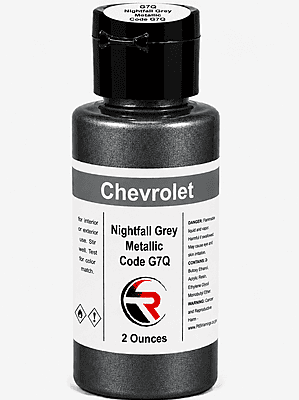 Chevrolet Nightfall Grey Metallic Code G7Q (CG1-G7Q-02)