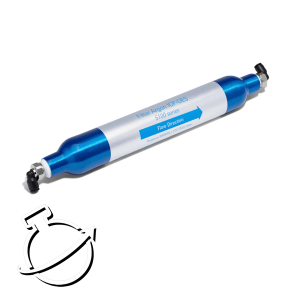 Replacement argon inlet filter, Agilent 5000 Series ICP-OES