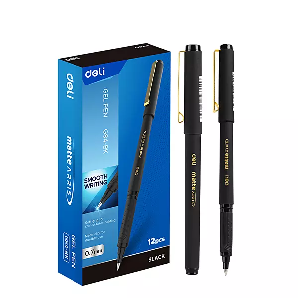BOLÍGRAFO DE GEL - G84-BK