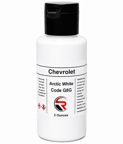 Chevrolet Arctic White Code G8G (CW1-G8G-02)