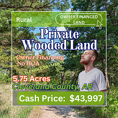 Private Wooded Land - 5.75 Acres in Rison, AR