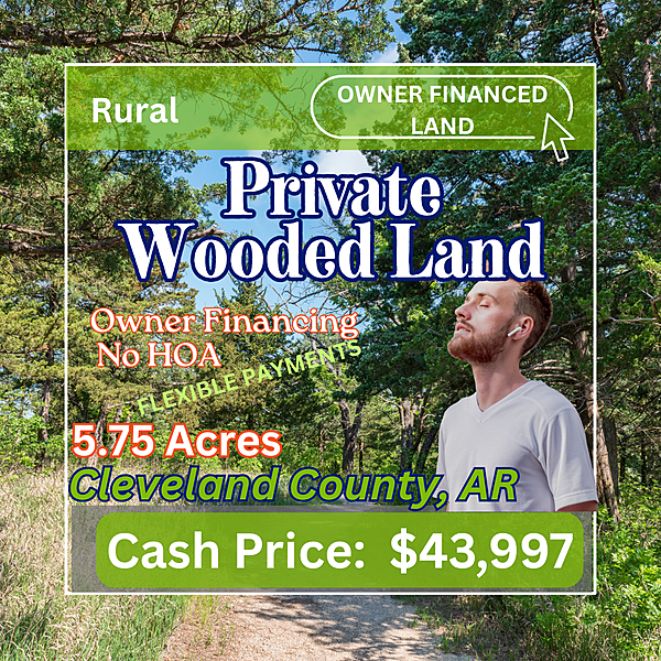 Private Wooded Land - 5.75 Acres in Rison, AR