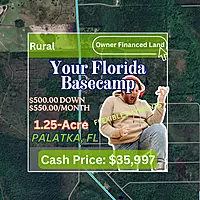 138 NW 4th Ave - Affordable 1.25 Acre Lot in Palatka