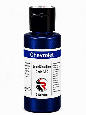 Chevrolet Some Kinda Blue Metallic Code GA0 (CB1-GA0-02)