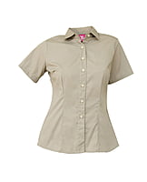 T2111 CAMISA DE GABARDINA DAMA MC BIBO 