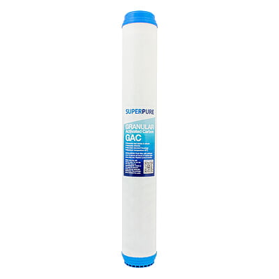 SUPERPURE 20 inch GAC Water Filter Replacement Cartridge