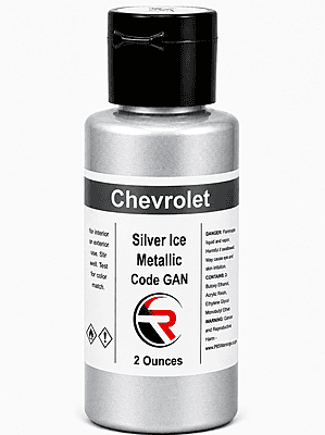 Chevrolet Silver Ice Metallic Code GAN (CS1-GAN-02)