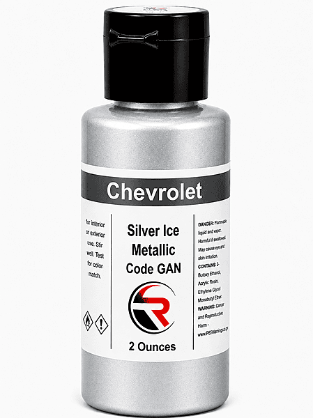 Chevrolet Silver Ice Metallic Code GAN (CS1-GAN-02)
