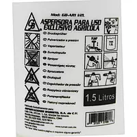 Aspersor 1.5Lts Con Lanza, Manguera Incluye Valvula - Gb-Ar1-1/2L