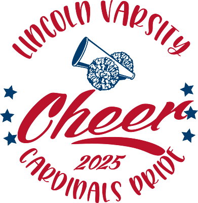 School Personalized Varsity Cheer Pride T-Shirt