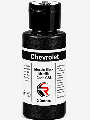 Chevrolet Mosaic Black Metallic Code GB8 (CM2-GB8-02)