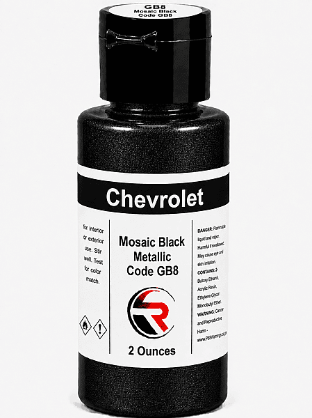 Chevrolet Mosaic Black Metallic Code GB8 (CM2-GB8-02)