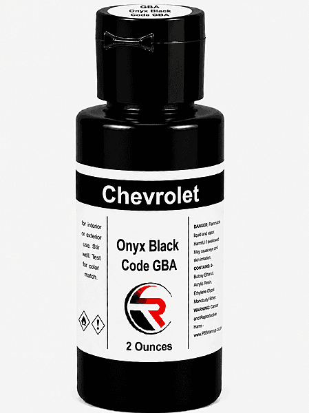 Chevrolet Onyx Black Solid Code GBA (CM2-GBA-02)