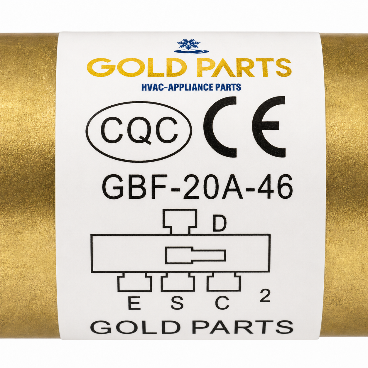 Valvula 4 Vias Gold Parts, 7/8 - 1 1/8 - GBF-35A-79
