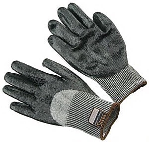 Cut resistant, light weight, black nitrile palm and knuckle, TAEKI liner