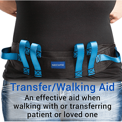 Secure® Transfer Gait Belt with Grab Handles and Clip Buckle – 52″ x 4” Secure® Transfer Gait Belt with Grab Handles and Clip Buckle – 52″ x 4”