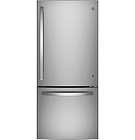 GE® GDE21EYKFS ENERGY STAR® 21.0 Cu. Ft. Bottom-Freezer Refrigerator