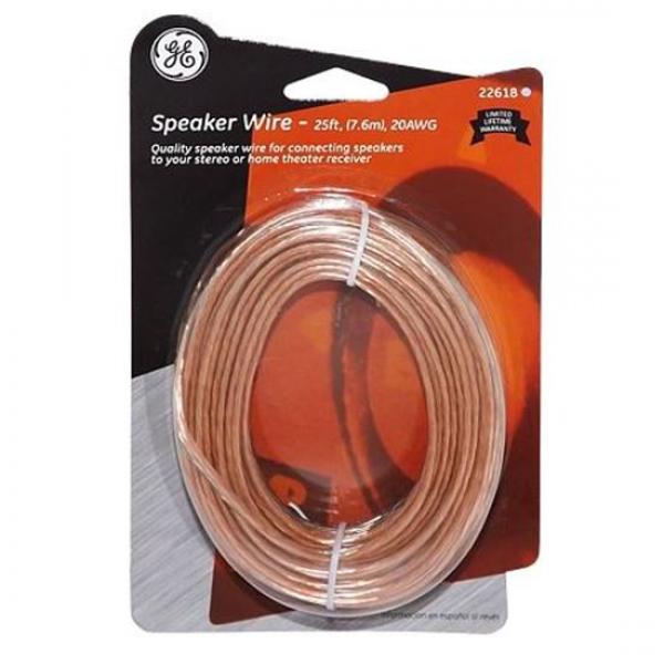 GE 25 ft. 20AWG Speaker Wire - 2 Conductor GE 25 ft. 20AWG Speaker Wire - 2 Conductor
