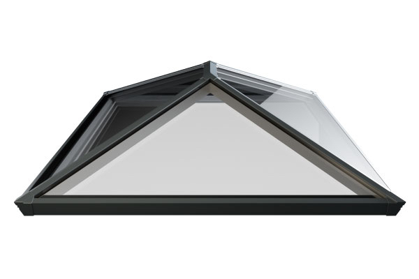 Ridged Aluminium Lantern Roof 2.5m x 4.1m (10 Pane 3WAY)