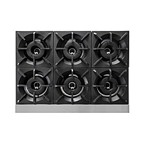 Estufa con horno gas LP 6 quemadores respaldo bajo GES-060-000 marca DRAGO
