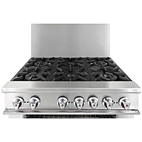 Estufa con horno gas LP 6 quemadores respaldo alto GES-060-010 marca DRAGO