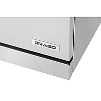 Estufa con horno gas LP 6 quemadores respaldo alto GES-060-010 marca DRAGO