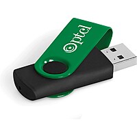 Axis Gyro Black Flash Drive - 32GB