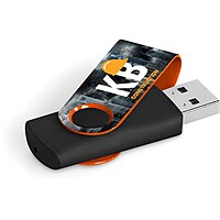 Axis Gyro Black Flash Drive - 32GB