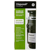 GE DISPOSALL® GFC320N 1/3 HP Continuous Feed Garbage Disposer Non-Corded