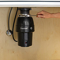 GE DISPOSALL® GFC320N 1/3 HP Continuous Feed Garbage Disposer Non-Corded