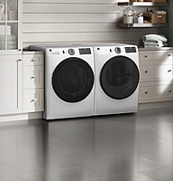 GE® GFD55ESSNWW ENERGY STAR® 7.8 cu. ft. Capacity Smart Front Load Electric Dryer with Sanitize Cycle GE® GFD55ESSNWW ENERGY STAR® 7.8 cu. ft. Capacity Smart Front Load Electric Dryer with Sanitize Cycle
