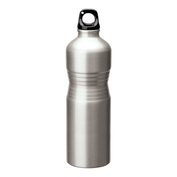 680ml Shaped Aluminium Water Bottle
