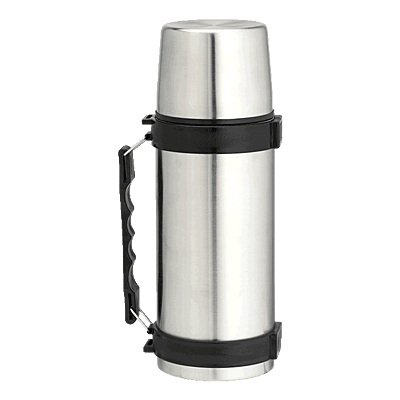 1l Stainless Steel Travel Flask with Carry Handle