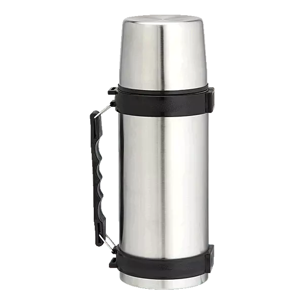 1l Stainless Steel Travel Flask with Carry Handle