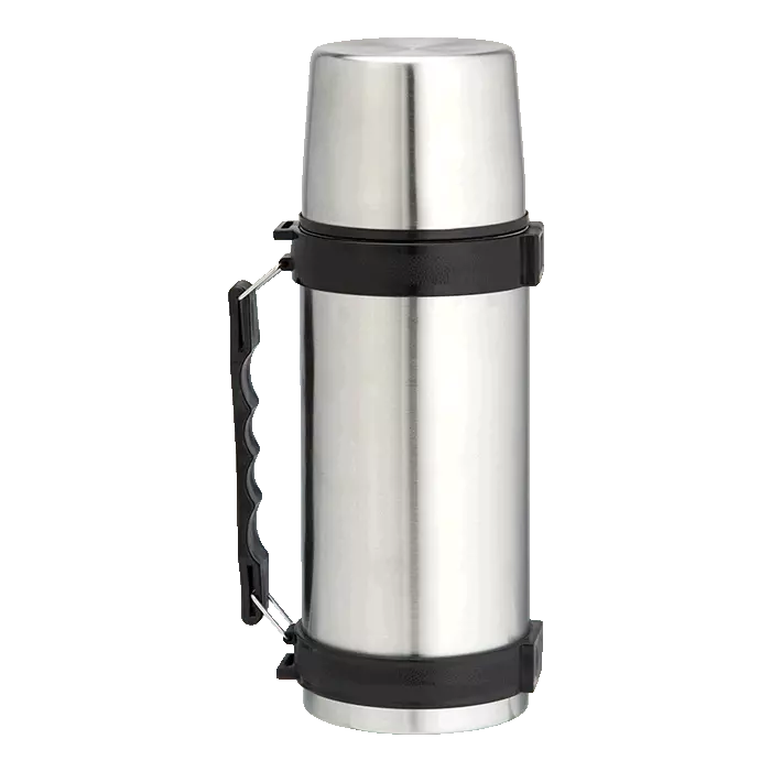 1l Stainless Steel Travel Flask with Carry Handle