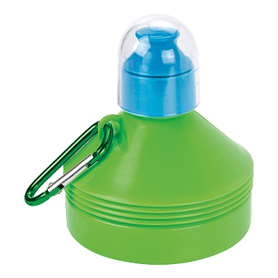 600ml Collapsible Water Bottle with Carabiner Clip
