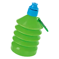 600ml Collapsible Water Bottle with Carabiner Clip