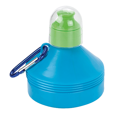600ml Collapsible Water Bottle with Carabiner Clip