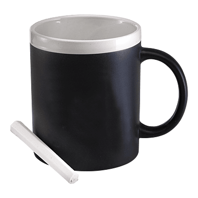 300ml Stoneware Chalk Board Mug