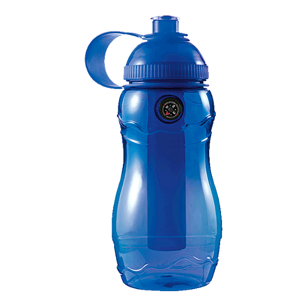 400ml Water Bottle with Freezer Stick and Compass